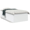 Cadru de pat, alb, 90x200 cm, lemn prelucrat GartenMobel Dekor, vidaXL