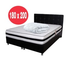 Set Saltea Superortopedica Lux Iris 180x200x26 plus pilota vara microfibra foto