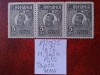 1920- Romania- Ferd. b. mic Mi265a-triptic-MNH, Nestampilat