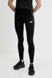 Puma colanți culoarea negru, cu imprimeu, 685047