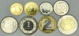 POLONIA LOT / SET Complet , Nr 1 - 8 buc : 1 +2 +10 + 20 + 50 Groszy +1+ 2 +5 Zloti 2015 , VF+/ XF