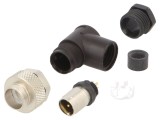 Conector M9 Mufă Tată Aurit 125V IP67 4 PIN Pe Cablu