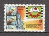Cuba.1976 Festivalul de film Havana SC.610