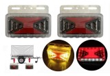 2 x 30 Led lumini Laterale Lampa spate pentru camion remorca caravana 12v 24v