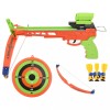 Set Tir cu Arbaleta Copii vidaXL, Tinta + 5 Sageti Ventuza, Multicolor