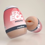 Masturbator Crushious Ezy Egg Mouth Tip Ou, TPE+ABS