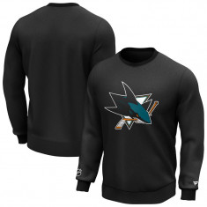 San Jose Sharks hanorac de bărbați Iconic Primary Colour Logo Graphic Crew - XL