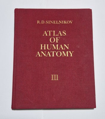 ATLAS OF HUMAN ANATOMY - R.D. SINELNIKOV - Vol. 3 foto