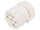 Conector M23 cu 6 pini mamă pe cablu 20A
