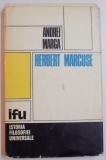HERBERT MARCUSE , STUDIU CRITIC de ANDREI MARGA , 1980