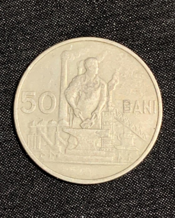 Moneda 50 bani 1955