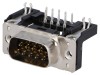 Conector D-Sub 9 pini THT 90&deg;
