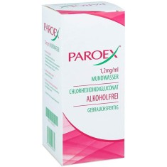 Apa de Gura, GUM, ParoEx, Impotriva Inflamatiei Gingiilor, cu Clorhexidina 1.2mg/ml, Fara Alcool, 30