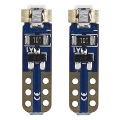 Set 2 becuri auto Amio 12V T5 W2x4.6d cu 1 led SMD 3030, alb AutoDrive ProParts foto