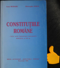 Constitutiile Romaniei Texte Note Ioan Muraru Gheorghe Iancu foto