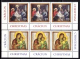 RO 2017 ,LP 2170 ,&quot;Craciun 2017&quot; , serie triptic cu tabs jos ,MNH