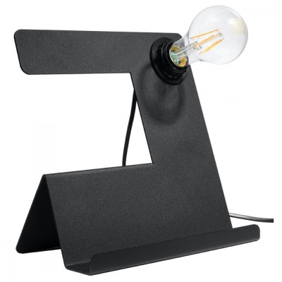 Lampă de masă INCLINE negru, Sollux Lighting foto
