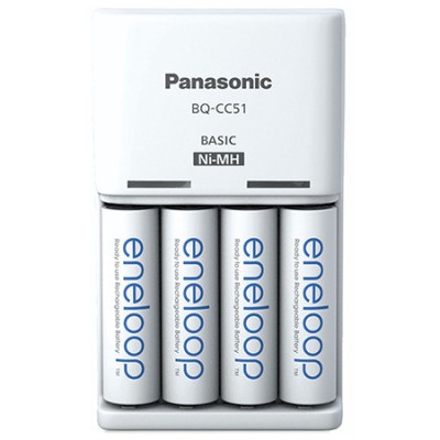 Incarcator panasonic 4xaa 2000mah eneloop foto
