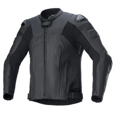 Geaca Moto Piele Alpinestars Missle V2 Airflow Leather Jacket, Negru, Marime 56