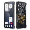 Husa antisoc pentru nothing phone (3a) pro - airbag tpu, col&Egrave;uri ranforsate- butterfly auriu