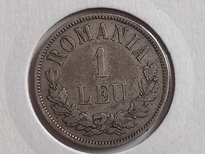 Romania , 1 leu 1873 foto