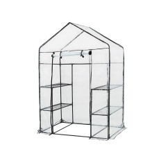 Seră de balcon 143x73x195 cm transparentă