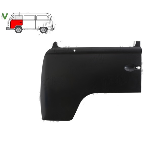 Element reparatie usa Volkswagen Transporter (T2), 01.1967-06.1979, montare fata, stanga, mare; pana la geam, KLOKKERHOLM