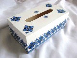 Cutie servetele motiv traditional ,cutie lemn 29170