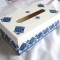 Cutie servetele motiv traditional ,cutie lemn 29170