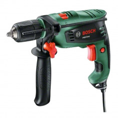 Masina de gaurit cu percutie Bosch PSB Easy 3000 rpm 550W Negru Verde foto