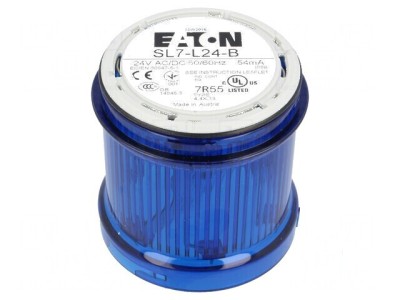 Semnalizator LED albastru IP66 luminos foto