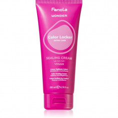 Fanola Wonder Color Locker Extra Care Sealing Cream cremă pentru netezirea părului pentru păr vopsit 200 ml