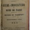 GUIDE - INDICATEUR DES RUES DE PARIS , MOYENS DE TRANSPORT , EDITIE INTERBELICA