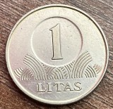 C50 - Moneda foarte veche - Lituania - 1 litai - 2000