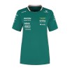 Aston Martin tricou de dama official Teamline Replica green F1 Team 2025 - XL