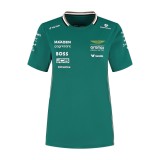 Aston Martin tricou de dama official Teamline Replica green F1 Team 2025 - XS