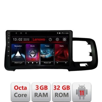 Navigatie Volvo S60 2008-2014 D-s60-08 Octa Core cu Android Radio Bluetooth Internet GPS WIFI DSP 3+32 GB 4G ki LENOVO LITE CarStore Technology