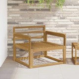 vidaXL Canapea Medie pentru Exterior Lemn Solid de Acacia Alb 3438998