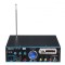 Amplificator audio profesional cu Bluetooth MP3 Player si Radio FM TeLi BT-266