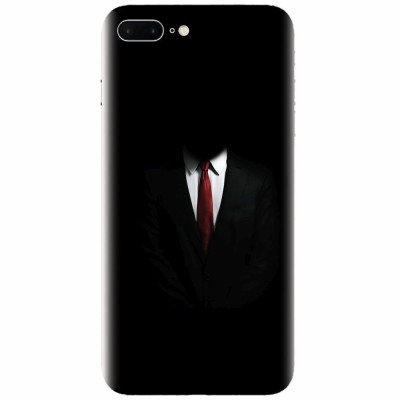 Husa silicon pentru Apple Iphone 8 Plus, Mystery Man In Suit foto