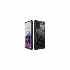 Husa Compatibila cu Samsung Galaxy S20 Plus - Ringke Fusion-X Camo Negru foto
