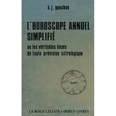 H. J. Gouchon - L&amp;#039;Horoscope annuel simplifi&amp;eacute;, 1973 foto