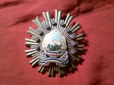 ORDINUL Securitatii - SERVICII DEOSEBITE APARAREA ORANDUIRII SOCIALISTE cl.III. foto