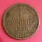 SV * Hannover Germania 1 GROSCHEN 1858 B 1/30 EINEN THALER VF++