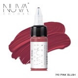 Tus Micropigmentare NUVA Colors 15ml: 190 Pink Blush - Microblading, Eyeliner, Sprancene PMU