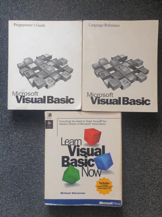 MICROSOFT VISUAL BASIC Programmer&#039;s Guide + Language + LEARN VISUAL BASIC NOW