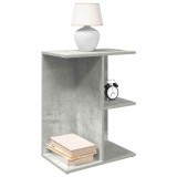 Cumpara ieftin Noptiera gri beton 46,5x29x61 cm Lemn prelucrat