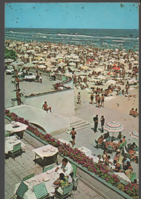 CPI B 11847 CARTE POSTALA - MAMAIA. PLAJA HOTELULUI &amp;quot;INTERNATIONAL&amp;quot; foto