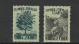 ROMANIA 1956 LP 408 LUNA PADURII SERIE MNH
