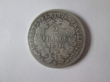 Cumpara ieftin Franta 2 Francs/Franci Ceres 1870 A argint in stare buna/f.buna, Europa